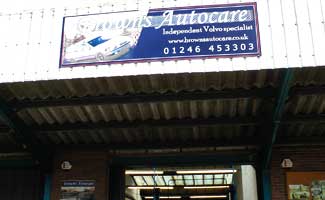 browns autocare of chesterfield premises and excel premises