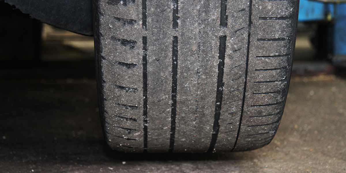 this tyre will definately get you 3 points on your license it is very bald
