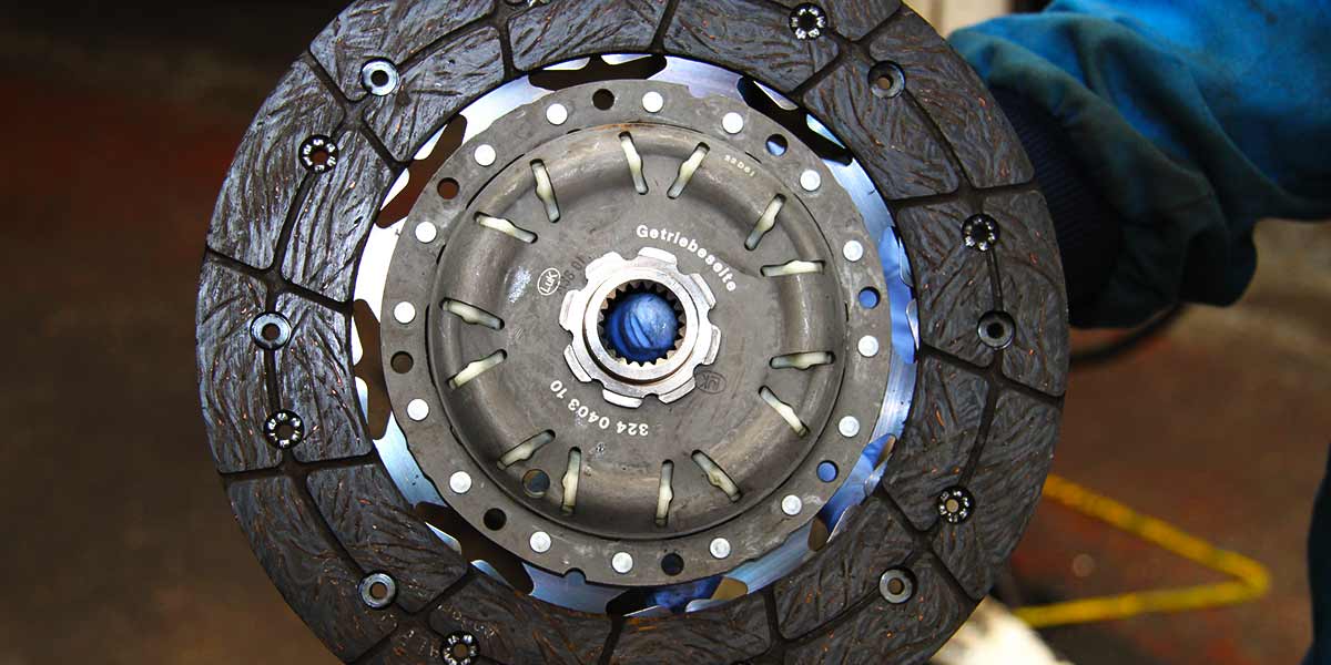 ford clutch friction plate in good condition close up