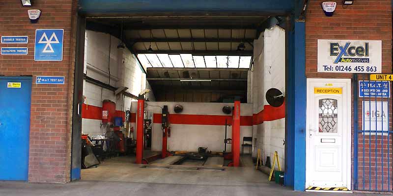 excel automotives chesterfield mot test station